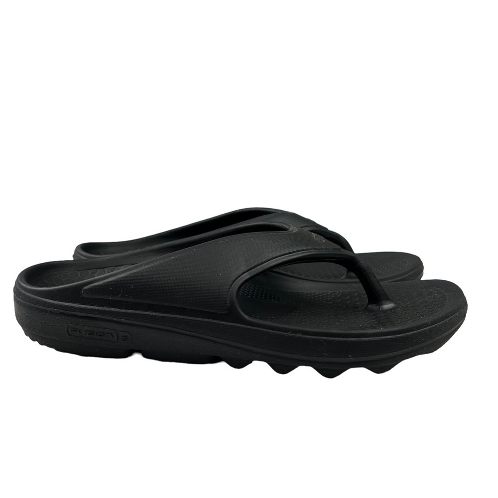 Spenco Fusion 2 Black Flip Flop Sandals Size W8 M7‎